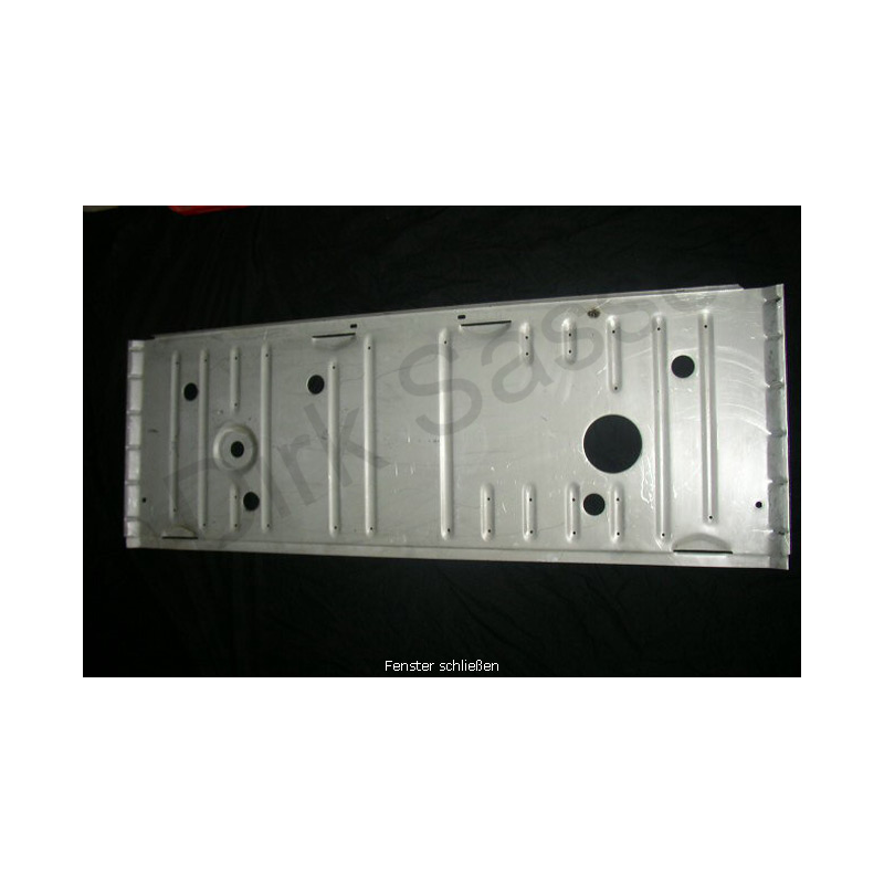 Car floor in the tank area (for total restoration), 2 parts