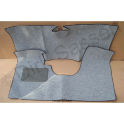 Set of floor mats, DSuper, ID, gray, front and back