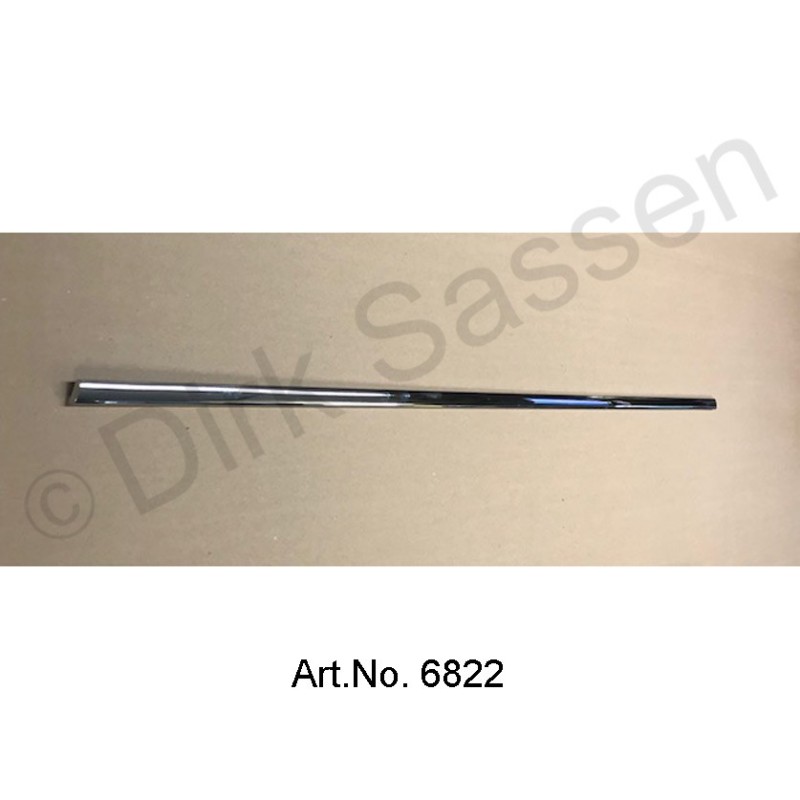Trim, porta, superiore, inox, a sinistra