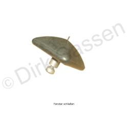 Tope de goma para brazo oscilante, delantero, montaje superior, rectangular, SM, versión gruesa