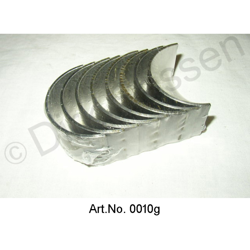 Jeu de paliers de bielle, sous-dimensionnement 0,25, jusqu'en 1965