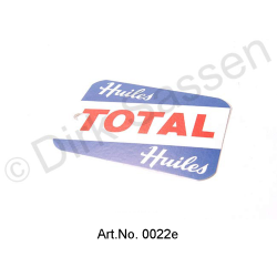 Aanhangwagen, olieverversingskaart `Total`