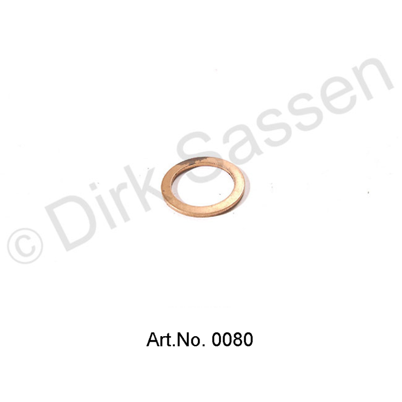 Koperen ring voor olieaftapplug