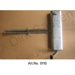 Silencieux principal en acier inoxydable jusqu'en 1962