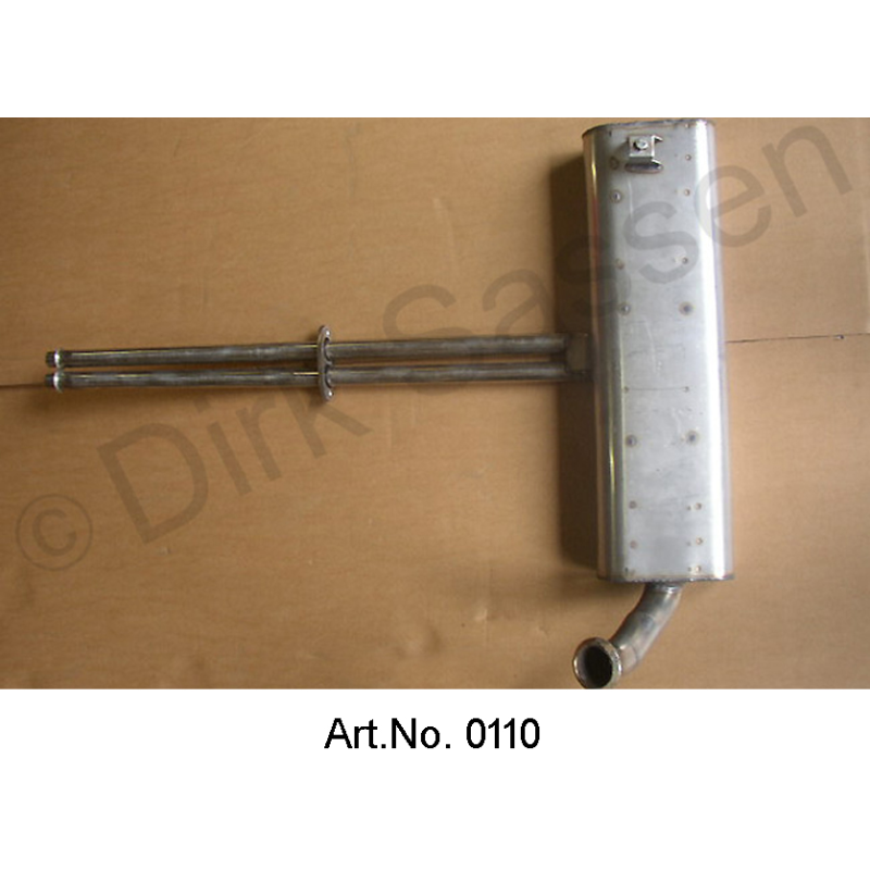 Silencieux principal en acier inoxydable jusqu'en 1962