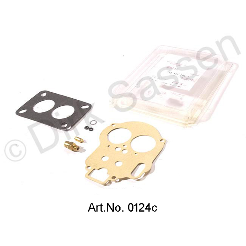 Carburetor gasket set, Weber (24/32 DDC), with float needle valve