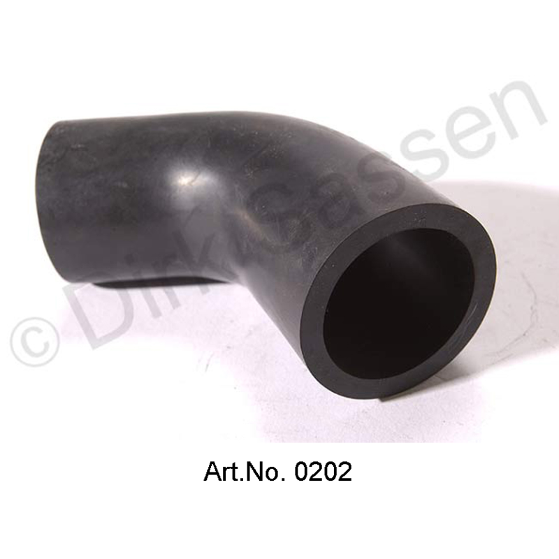 Water hose, curved, from 1965 (connecting pipe on radiator), DX 235-11a