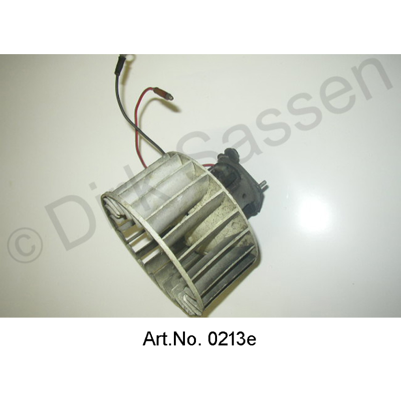 Blower motor for radiator, with fan, as new