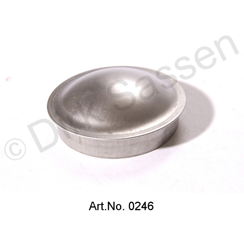 Cap for wheel bearing, rear, made of metal
