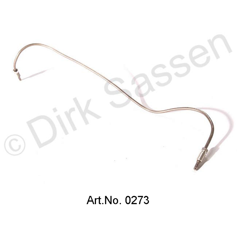 Cable, CuNi, brake hose to wheel brake cylinder, right, 56 cm