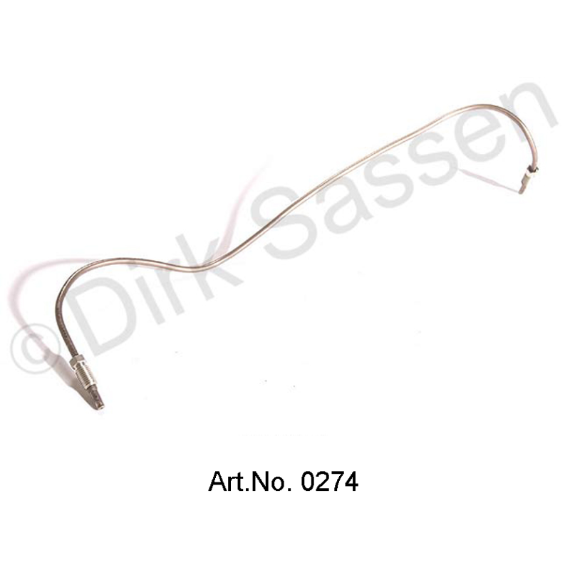 Câble, CuNi, flexible de frein sur cylindre de roue, gauche, 56 cm