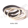 Remklauwringset voor remklauw, LHS, (2x vilten ring, 2x O-ring), 1965 tot 1966