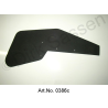 Mud flaps on the fender, front, left or right, under A-pillar, without metal bracket