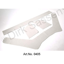 Set para forro de techo, 5 partes, gris, Pallas