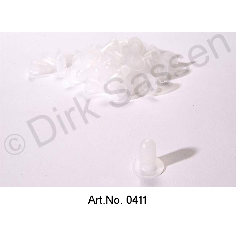 Plugs for fixing, white, price per piece