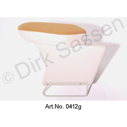 Middenarmsteun, nieuw, velours, oker