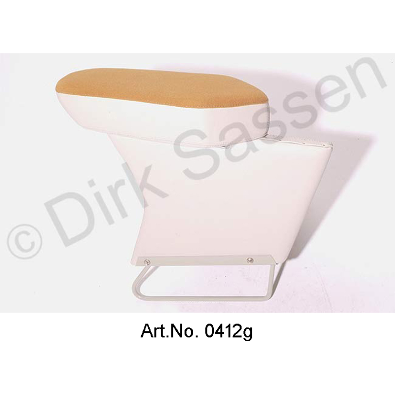 Middenarmsteun, nieuw, velours, oker