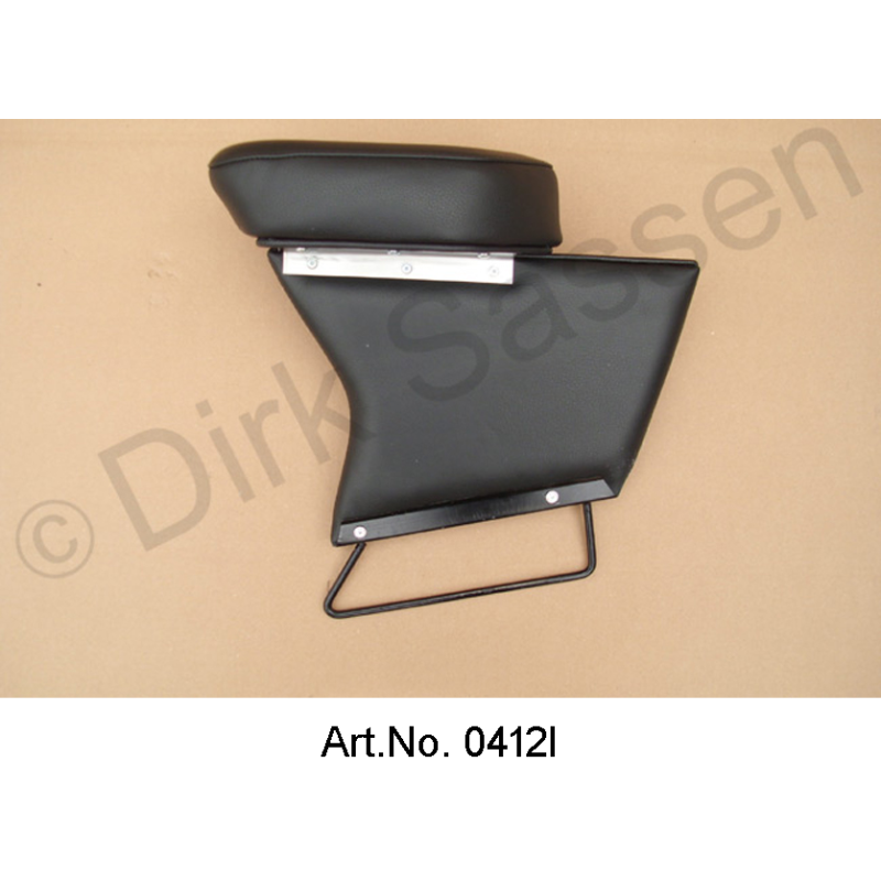 Mittelarmlehne, neu, Kunstleder, schwarz