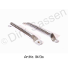 Tubes for headrest, chromed, screwed on the side