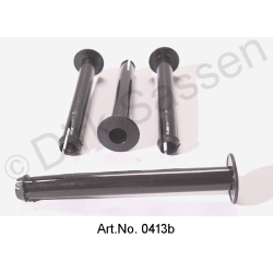 Mouw voor hoofdsteunen, kunststof, zwart, diameter 14 mm, lengte 130 mm