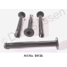 Sleeve for headrests, plastic, black, diameter 14 mm, length 130 mm