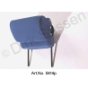Reposacabezas, estrecho, terciopelo, azul