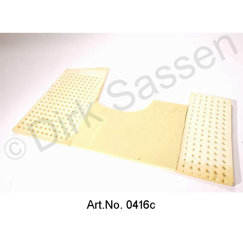 Tappetino inferiore in espanso, Dunlopillo, davanti