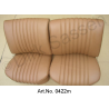 Seat covers, Pallas, leather, light brown, pre-assembled, exchange part