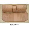 Fundas de asiento, Pallas, cuero, marrón claro, premontadas, pieza de intercambio