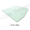 Side window, front, green tinted, extra for glass shipping