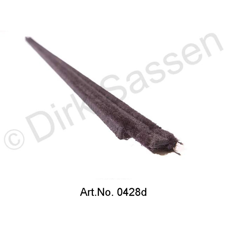 Joint d'étanchéité pour vitre latérale, intérieure, Convertible, feutre