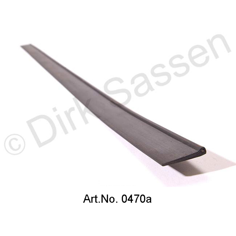 Body rubber seal, black, with wire insert