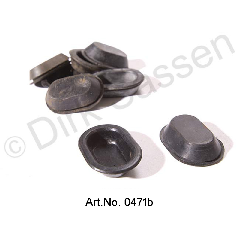 Set of door plugs, oval, 8 pieces