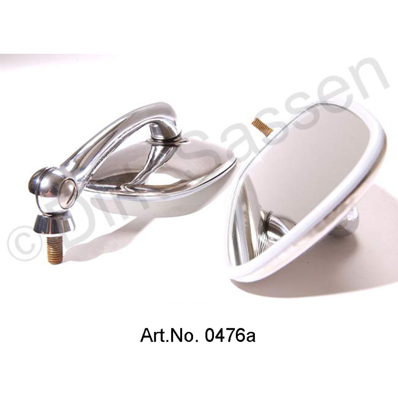 Rétroviseur extérieur, original, chromé, gauche