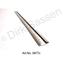 Rail de retenue pour joint sur la porte, bas, avant, acier inoxydable