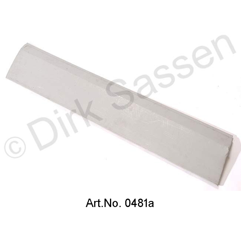 Repair panel for door, outside, front, left, with curvature