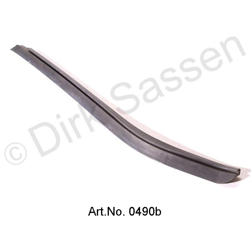 Rubber tussen spatbord en bumper, rechts, tot 1967