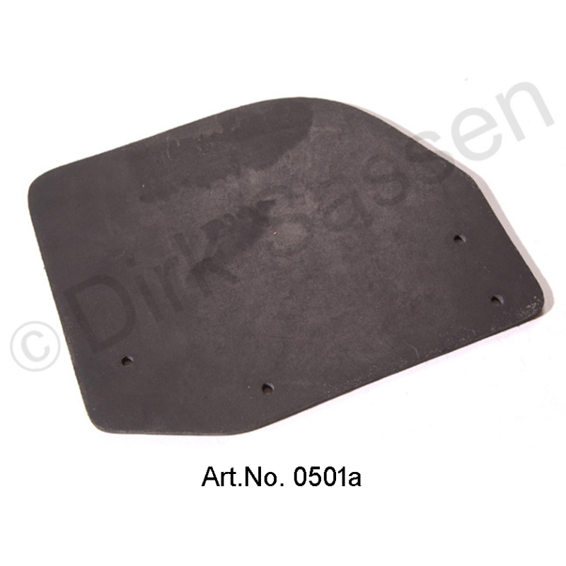 Mudflaps, delante de la rueda trasera, desde 1963.