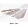 Set of sill panels, stainless steel, high gloss, Sedan