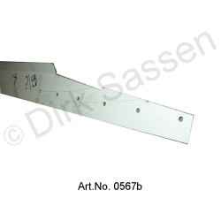 Verstevigingsplaat voor bodemwand (verdubbeling), rechts, Break en Cabriolet
