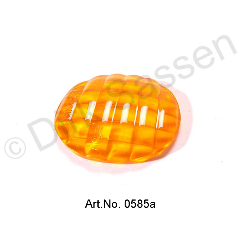 Vitre clignotant arrière orange
