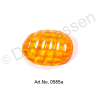 Vitre clignotant arrière orange