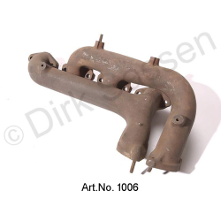 Exhaust manifold, DX 2/3/4/5, used, 2-piece