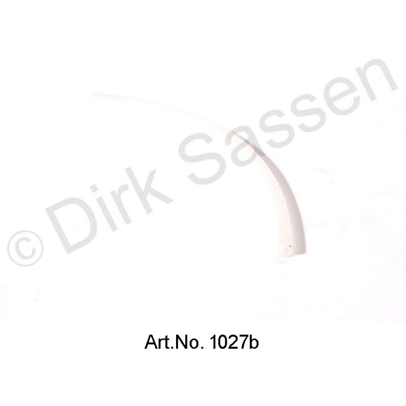 Rilsan return hose, white, 4 x 2 mm, running meter