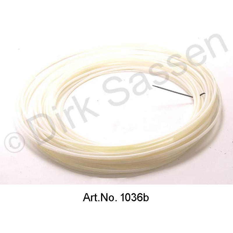Gasoline hose, white, tank pump, running meters