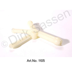 Croix de raccordement de ligne, plastique, 4 voies, support de châssis, avant, gauche