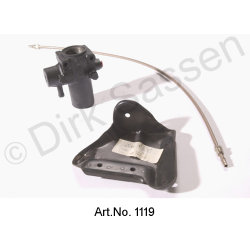 Kit de conversión del regulador de presión, LHM, de aluminio a acero, con soporte y línea de presión principal, VA, curvado