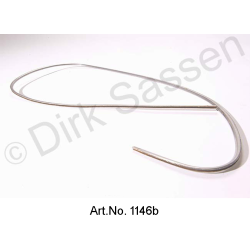 Paire de cadres décoratifs pour phares, acier inoxydable, parfait état, sur demande