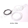 Set of washer hoses, from 1969 (2.5 mm x 6 mm, length 75 cm and 5 cm and 4 mm, length 130 cm), 3 hose clamps small