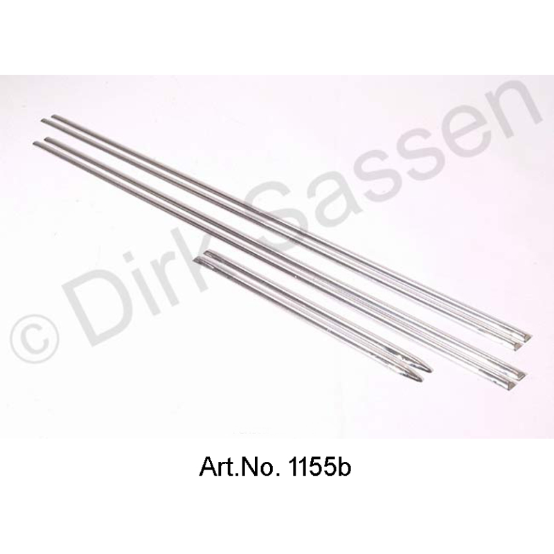 Set lijstwerk, smal, boven, 6-delig